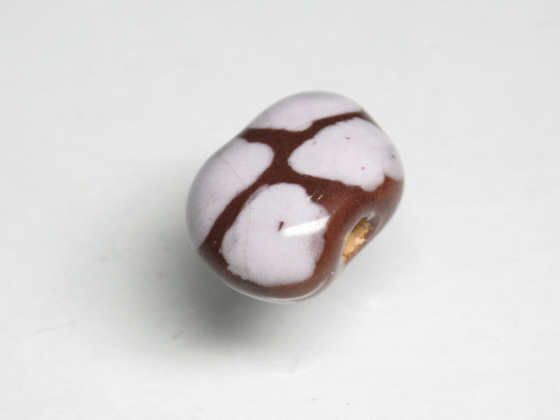 TOKO-BEADS KZ157-25 Kenyan ceramic bead 14mm KZ157-25 Kazuri ケニアセラミックビーズ 14mm Asian bead & African bead  Handmade,Lampeork,bead,asia,india,ethnic,parts,accessory,beads とんぼ玉,ビーズ,トンボ玉,アジア,インド,エスニック,手作り,パーツ,アクセサリー