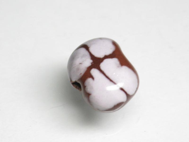TOKO-BEADS KZ157-25 Kenyan ceramic bead 14mm KZ157-25 ケニアセラミックビーズ 14mm Asian bead & African bead  Handmade,Lampeork,bead,asia,india,ethnic,parts,accessory,beads とんぼ玉,ビーズ,トンボ玉,アジア,インド,エスニック,手作り,パーツ,アクセサリー