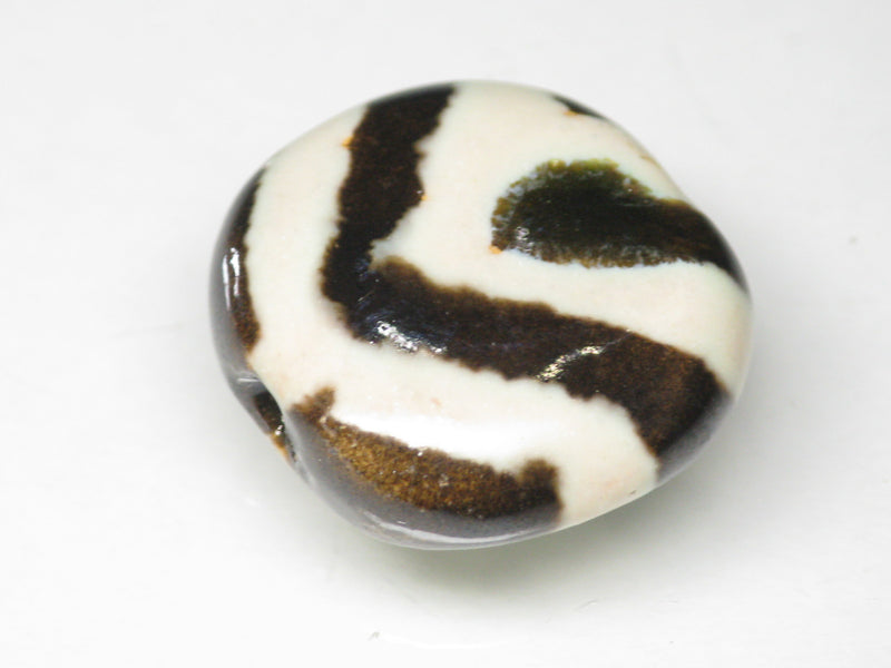 TOKO-BEADS KZ161-07 Kenyan ceramic bead 20mm KZ161-07 ケニアセラミックビーズ 20mmKazuri カズリビーズ Asian bead & African bead  Handmade,Lampeork,bead,asia,india,ethnic,parts,accessory,beads とんぼ玉,ビーズ,トンボ玉,アジア,インド,エスニック,手作り,パーツ,アクセサリー