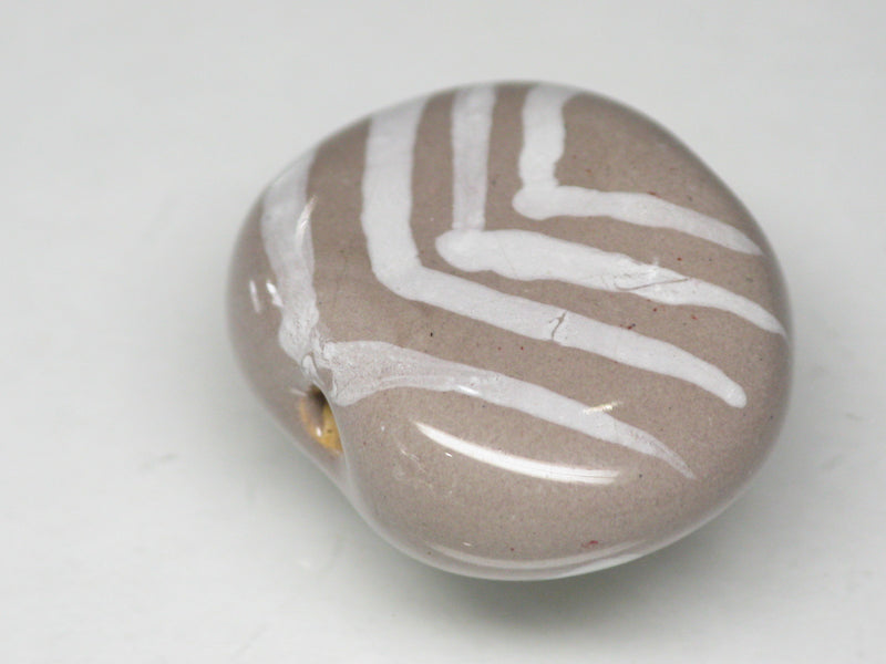 TOKO-BEADS KZ161-09 Kenyan ceramic bead 23mm KZ161-09 ケニアセラミックビーズ 23mmKazuri カズリビーズ Asian bead & African bead  Handmade,Lampeork,bead,asia,india,ethnic,parts,accessory,beads とんぼ玉,ビーズ,トンボ玉,アジア,インド,エスニック,手作り,パーツ,アクセサリー