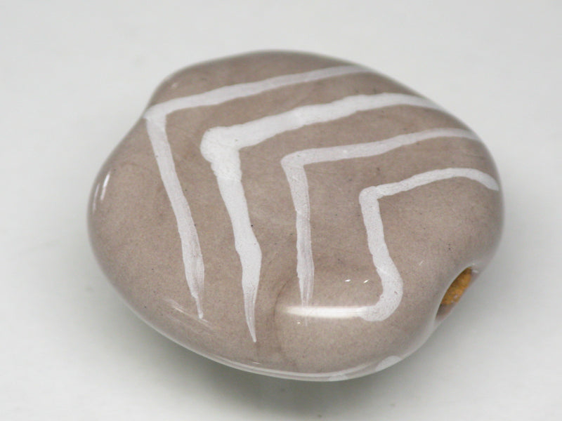 TOKO-BEADS KZ161-11 Kenyan ceramic bead 22mm KZ161-11 ケニアセラミックビーズ 22mmKazuri カズリビーズ Asian bead & African bead  Handmade,Lampeork,bead,asia,india,ethnic,parts,accessory,beads とんぼ玉,ビーズ,トンボ玉,アジア,インド,エスニック,手作り,パーツ,アクセサリー
