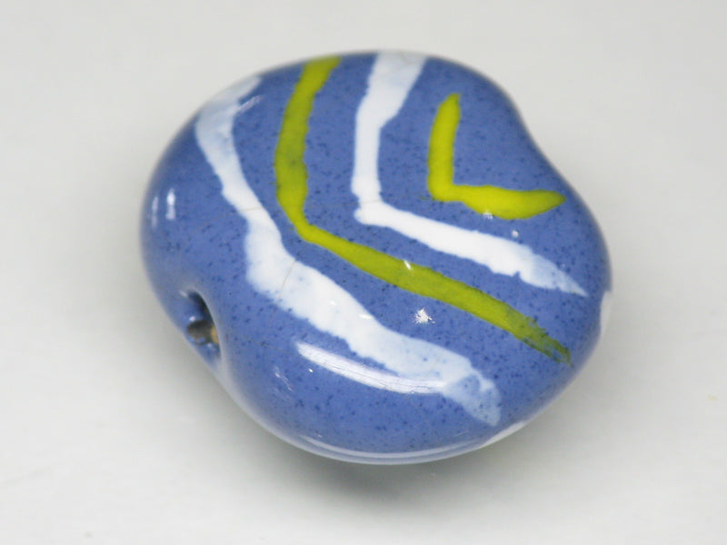 TOKO-BEADS KZ161-15 Kenyan ceramic bead 22mm KZ161-15 ケニアセラミックビーズ 22mmKazuri カズリビーズ Asian bead & African bead  Handmade,Lampeork,bead,asia,india,ethnic,parts,accessory,beads とんぼ玉,ビーズ,トンボ玉,アジア,インド,エスニック,手作り,パーツ,アクセサリー