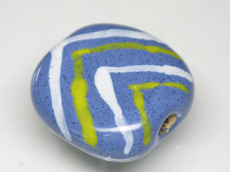 TOKO-BEADS KZ161-17 Kenyan ceramic bead 21mm KZ161-17 ケニアセラミックビーズ 21mmKazuri カズリビーズ Asian bead & African bead  Handmade,Lampeork,bead,asia,india,ethnic,parts,accessory,beads とんぼ玉,ビーズ,トンボ玉,アジア,インド,エスニック,手作り,パーツ,アクセサリー