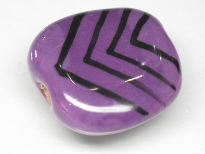 TOKO-BEADS KZ161-18 Kenyan ceramic bead 23mm KZ161-18 ケニアセラミックビーズ 23mmKazuri カズリビーズ Asian bead & African bead  Handmade,Lampeork,bead,asia,india,ethnic,parts,accessory,beads とんぼ玉,ビーズ,トンボ玉,アジア,インド,エスニック,手作り,パーツ,アクセサリー