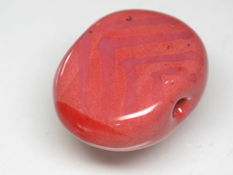TOKO-BEADS KZ161-19 Kenyan ceramic bead 23mm KZ161-19 ケニアセラミックビーズ 23mmKazuri カズリビーズ Asian bead & African bead  Handmade,Lampeork,bead,asia,india,ethnic,parts,accessory,beads とんぼ玉,ビーズ,トンボ玉,アジア,インド,エスニック,手作り,パーツ,アクセサリー