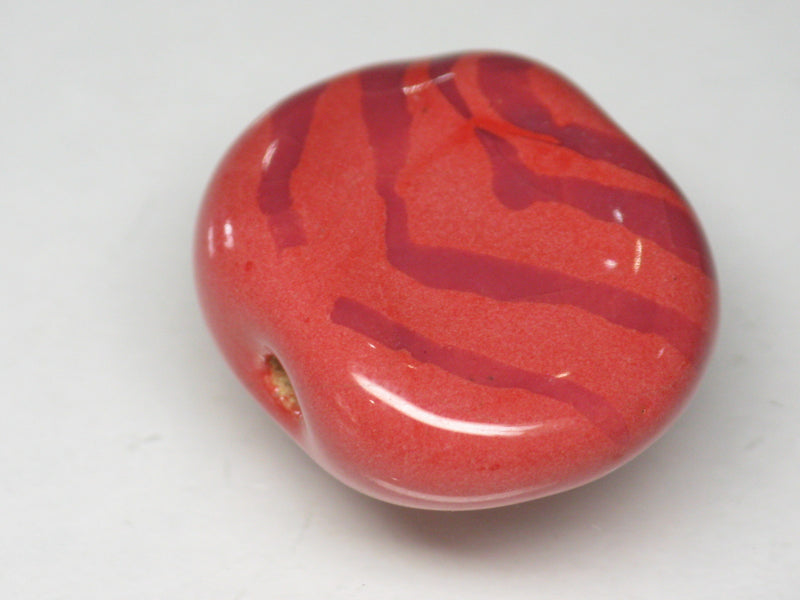 TOKO-BEADS KZ161-20 Kenyan ceramic bead 22.5mm KZ161-20 ケニアセラミックビーズ 22.5mmKazuri カズリビーズ Asian bead & African bead  Handmade,Lampeork,bead,asia,india,ethnic,parts,accessory,beads とんぼ玉,ビーズ,トンボ玉,アジア,インド,エスニック,手作り,パーツ,アクセサリー