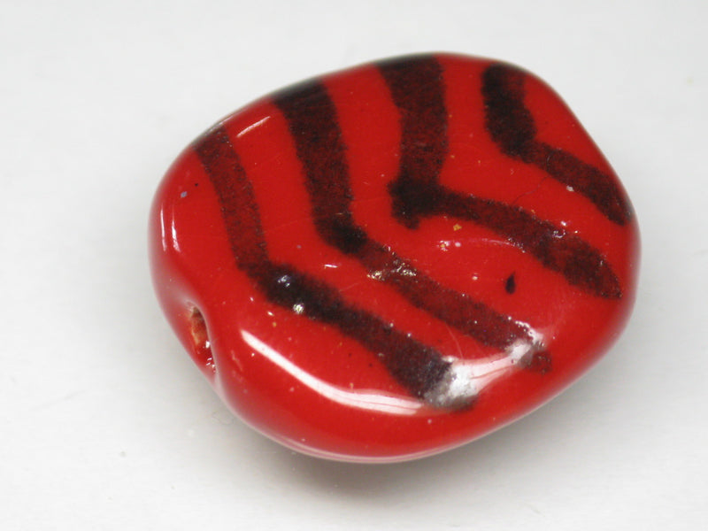 TOKO-BEADS KZ161-22 Kenyan ceramic bead 21mm KZ161-22 ケニアセラミックビーズ 21mmKazuri カズリビーズ Asian bead & African bead  Handmade,Lampeork,bead,asia,india,ethnic,parts,accessory,beads とんぼ玉,ビーズ,トンボ玉,アジア,インド,エスニック,手作り,パーツ,アクセサリー