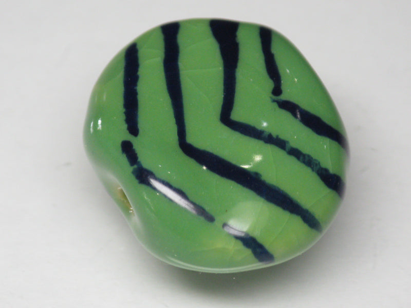 TOKO-BEADS KZ161-24 Kenyan ceramic bead 23mm KZ161-24 ケニアセラミックビーズ 23mmKazuri カズリビーズ Asian bead & African bead  Handmade,Lampeork,bead,asia,india,ethnic,parts,accessory,beads とんぼ玉,ビーズ,トンボ玉,アジア,インド,エスニック,手作り,パーツ,アクセサリー