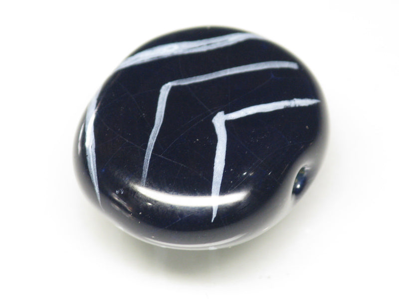 TOKO-BEADS KZ161-26 Kenyan ceramic bead 22mm KZ161-26 ケニアセラミックビーズ 22mmKazuri カズリビーズ Asian bead & African bead  Handmade,Lampeork,bead,asia,india,ethnic,parts,accessory,beads とんぼ玉,ビーズ,トンボ玉,アジア,インド,エスニック,手作り,パーツ,アクセサリー