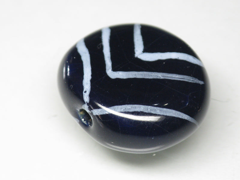 TOKO-BEADS KZ161-26 Kenyan ceramic bead 22mm KZ161-26 ケニアセラミックビーズ 22mmKazuri カズリビーズ Asian bead & African bead  Handmade,Lampeork,bead,asia,india,ethnic,parts,accessory,beads とんぼ玉,ビーズ,トンボ玉,アジア,インド,エスニック,手作り,パーツ,アクセサリー