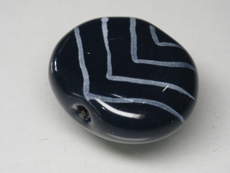 TOKO-BEADS KZ161-27 Kenyan ceramic bead 23mm KZ161-27 ケニアセラミックビーズ 23mmKazuri カズリビーズ Asian bead & African bead  Handmade,Lampeork,bead,asia,india,ethnic,parts,accessory,beads とんぼ玉,ビーズ,トンボ玉,アジア,インド,エスニック,手作り,パーツ,アクセサリー