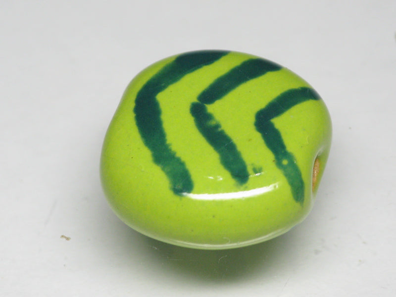 TOKO-BEADS KZ163-05 Kenyan ceramic bead 18mm KZ163-05 Kazuri ケニアセラミックビーズ 18mm Asian bead & African bead  Handmade,Lampeork,bead,asia,india,ethnic,parts,accessory,beads とんぼ玉,ビーズ,トンボ玉,アジア,インド,エスニック,手作り,パーツ,アクセサリー