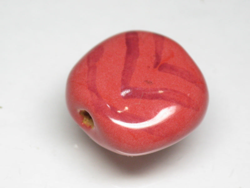 TOKO-BEADS KZ163-06 Kenyan ceramic bead 18mm KZ163-06 ケニアセラミックビーズ 18mm Asian bead & African bead  Handmade,Lampeork,bead,asia,india,ethnic,parts,accessory,beads とんぼ玉,ビーズ,トンボ玉,アジア,インド,エスニック,手作り,パーツ,アクセサリー