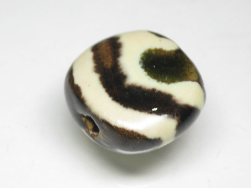 TOKO-BEADS KZ163-08 Kenyan ceramic bead 17mm KZ163-08 ケニアセラミックビーズ 17mm Asian bead & African bead  Handmade,Lampeork,bead,asia,india,ethnic,parts,accessory,beads とんぼ玉,ビーズ,トンボ玉,アジア,インド,エスニック,手作り,パーツ,アクセサリー