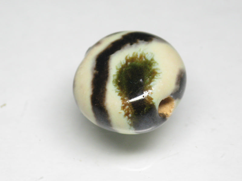 TOKO-BEADS KZ164-03 Kenyan ceramic bead 15mm KZ164-03 Kazuri ケニアセラミックビーズ 15mm Asian bead & African bead  Handmade,Lampeork,bead,asia,india,ethnic,parts,accessory,beads とんぼ玉,ビーズ,トンボ玉,アジア,インド,エスニック,手作り,パーツ,アクセサリー