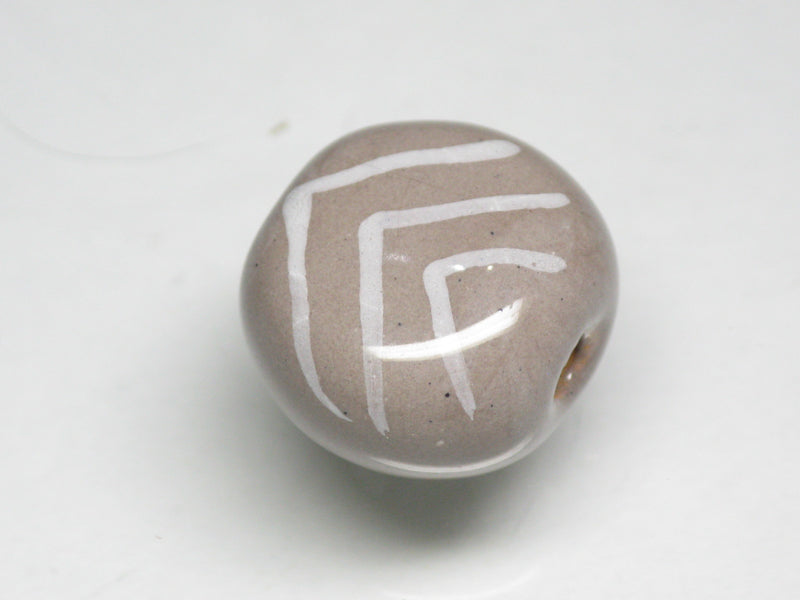 TOKO-BEADS KZ164-05 Kenyan ceramic bead 15mm KZ164-05 Kazuri ケニアセラミックビーズ 15mm Asian bead & African bead  Handmade,Lampeork,bead,asia,india,ethnic,parts,accessory,beads とんぼ玉,ビーズ,トンボ玉,アジア,インド,エスニック,手作り,パーツ,アクセサリー