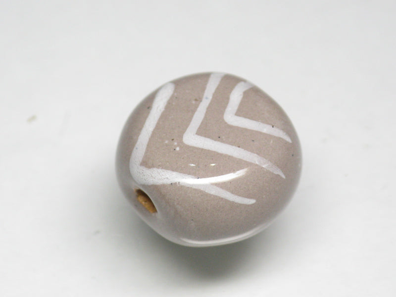 TOKO-BEADS KZ164-05 Kenyan ceramic bead 15mm KZ164-05 ケニアセラミックビーズ 15mm Asian bead & African bead  Handmade,Lampeork,bead,asia,india,ethnic,parts,accessory,beads とんぼ玉,ビーズ,トンボ玉,アジア,インド,エスニック,手作り,パーツ,アクセサリー