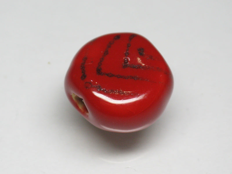 TOKO-BEADS KZ164-07 Kenyan ceramic bead 14mm KZ164-07 ケニアセラミックビーズ 14mm Asian bead & African bead  Handmade,Lampeork,bead,asia,india,ethnic,parts,accessory,beads とんぼ玉,ビーズ,トンボ玉,アジア,インド,エスニック,手作り,パーツ,アクセサリー