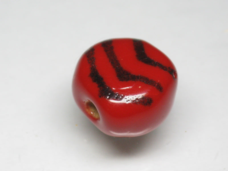 TOKO-BEADS KZ164-08 Kenyan ceramic bead 15mm KZ164-08 ケニアセラミックビーズ 15mm Asian bead & African bead  Handmade,Lampeork,bead,asia,india,ethnic,parts,accessory,beads とんぼ玉,ビーズ,トンボ玉,アジア,インド,エスニック,手作り,パーツ,アクセサリー