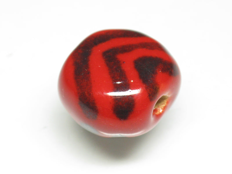 TOKO-BEADS KZ164-09 Kenyan ceramic bead 16mm KZ164-09 Kazuri ケニアセラミックビーズ 16mm Asian bead & African bead  Handmade,Lampeork,bead,asia,india,ethnic,parts,accessory,beads とんぼ玉,ビーズ,トンボ玉,アジア,インド,エスニック,手作り,パーツ,アクセサリー