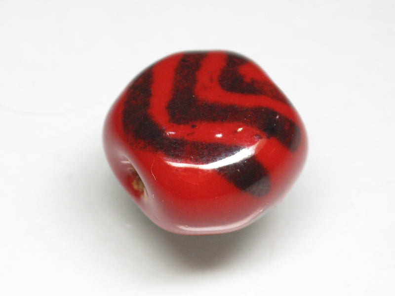TOKO-BEADS KZ164-09 Kenyan ceramic bead 16mm KZ164-09 ケニアセラミックビーズ 16mm Asian bead & African bead  Handmade,Lampeork,bead,asia,india,ethnic,parts,accessory,beads とんぼ玉,ビーズ,トンボ玉,アジア,インド,エスニック,手作り,パーツ,アクセサリー