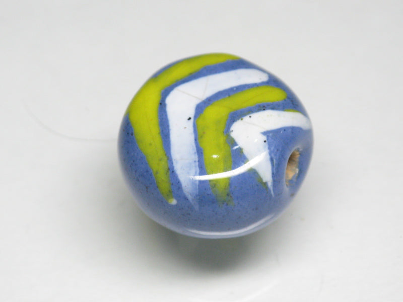 TOKO-BEADS KZ164-10 Kenyan ceramic bead 16mm KZ164-10 Kazuri ケニアセラミックビーズ 16mm Asian bead & African bead  Handmade,Lampeork,bead,asia,india,ethnic,parts,accessory,beads とんぼ玉,ビーズ,トンボ玉,アジア,インド,エスニック,手作り,パーツ,アクセサリー