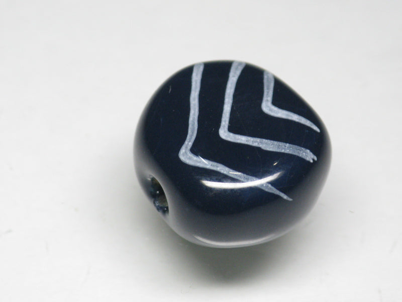 TOKO-BEADS KZ164-12 Kenyan ceramic bead 15mm KZ164-12 ケニアセラミックビーズ 15mm Asian bead & African bead  Handmade,Lampeork,bead,asia,india,ethnic,parts,accessory,beads とんぼ玉,ビーズ,トンボ玉,アジア,インド,エスニック,手作り,パーツ,アクセサリー