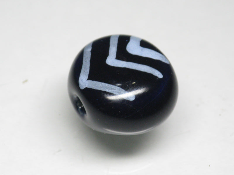 TOKO-BEADS KZ164-13 Kenyan ceramic bead 15mm KZ164-13 ケニアセラミックビーズ 15mm Asian bead & African bead  Handmade,Lampeork,bead,asia,india,ethnic,parts,accessory,beads とんぼ玉,ビーズ,トンボ玉,アジア,インド,エスニック,手作り,パーツ,アクセサリー