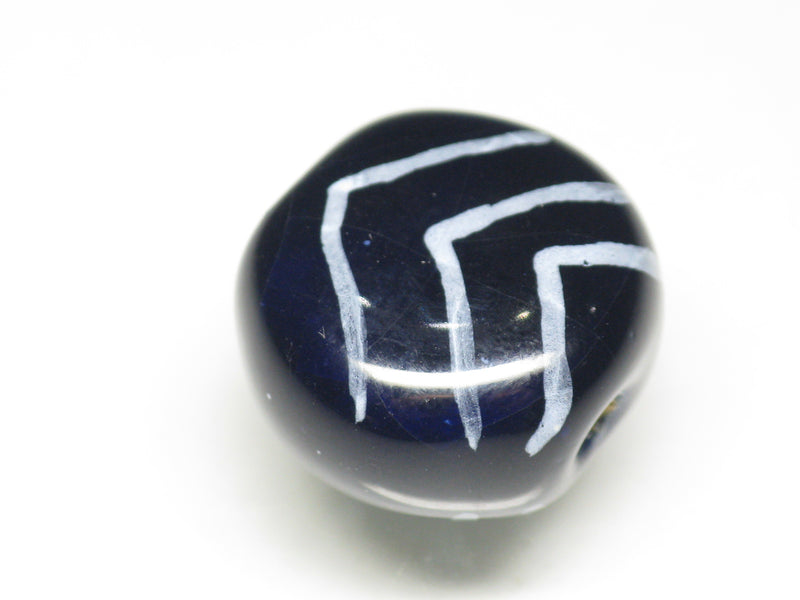 TOKO-BEADS KZ164-14 Kenyan ceramic bead 16.5mm KZ164-14 Kazuri ケニアセラミックビーズ 16.5mm Asian bead & African bead  Handmade,Lampeork,bead,asia,india,ethnic,parts,accessory,beads とんぼ玉,ビーズ,トンボ玉,アジア,インド,エスニック,手作り,パーツ,アクセサリー