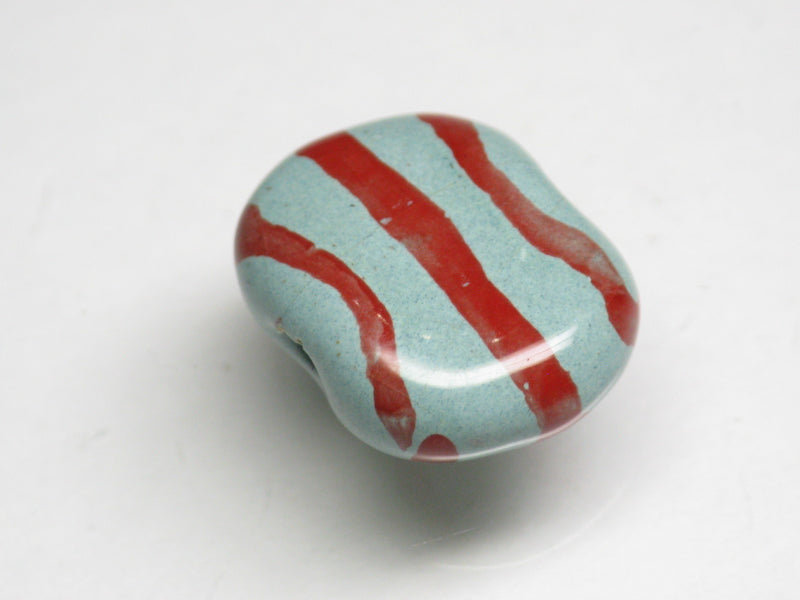 TOKO-BEADS KZ166-05 Kenyan ceramic bead 17mm KZ166-05 ケニアセラミックビーズ 17mm Asian bead & African bead  Handmade,Lampeork,bead,asia,india,ethnic,parts,accessory,beads とんぼ玉,ビーズ,トンボ玉,アジア,インド,エスニック,手作り,パーツ,アクセサリー