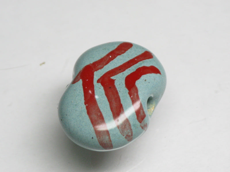 TOKO-BEADS KZ166-06 Kenyan ceramic bead 17mm KZ166-06 Kazuri ケニアセラミックビーズ 17mm Asian bead & African bead  Handmade,Lampeork,bead,asia,india,ethnic,parts,accessory,beads とんぼ玉,ビーズ,トンボ玉,アジア,インド,エスニック,手作り,パーツ,アクセサリー