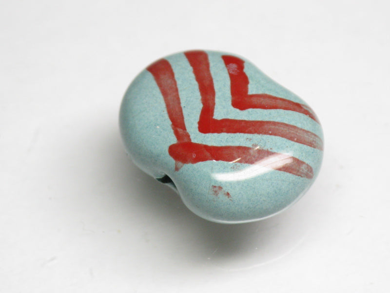 TOKO-BEADS KZ166-06 Kenyan ceramic bead 17mm KZ166-06 ケニアセラミックビーズ 17mm Asian bead & African bead  Handmade,Lampeork,bead,asia,india,ethnic,parts,accessory,beads とんぼ玉,ビーズ,トンボ玉,アジア,インド,エスニック,手作り,パーツ,アクセサリー