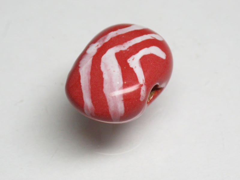 TOKO-BEADS KZ167-06 Kenyan ceramic bead 15mm KZ167-06 Kazuri ケニアセラミックビーズ 15mm Asian bead & African bead  Handmade,Lampeork,bead,asia,india,ethnic,parts,accessory,beads とんぼ玉,ビーズ,トンボ玉,アジア,インド,エスニック,手作り,パーツ,アクセサリー