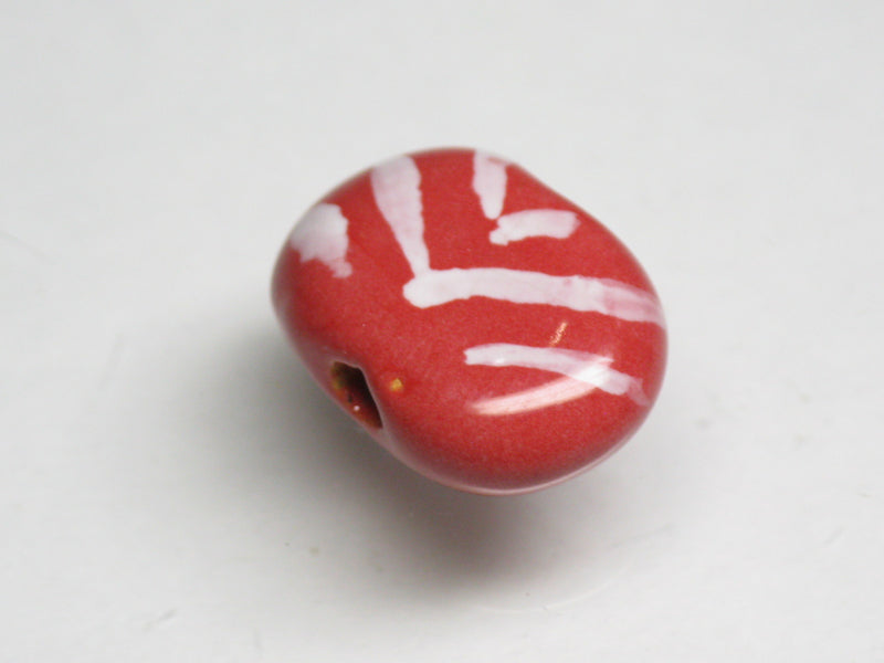TOKO-BEADS KZ167-06 Kenyan ceramic bead 15mm KZ167-06 ケニアセラミックビーズ 15mm Asian bead & African bead  Handmade,Lampeork,bead,asia,india,ethnic,parts,accessory,beads とんぼ玉,ビーズ,トンボ玉,アジア,インド,エスニック,手作り,パーツ,アクセサリー