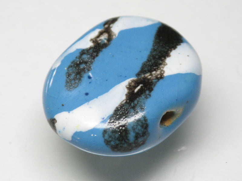 TOKO-BEADS KZ171-02 Kenyan ceramic bead 23mm KZ171-02 ケニアセラミックビーズ 23mmKazuri カズリビーズ Asian bead & African bead  Handmade,Lampeork,bead,asia,india,ethnic,parts,accessory,beads とんぼ玉,ビーズ,トンボ玉,アジア,インド,エスニック,手作り,パーツ,アクセサリー