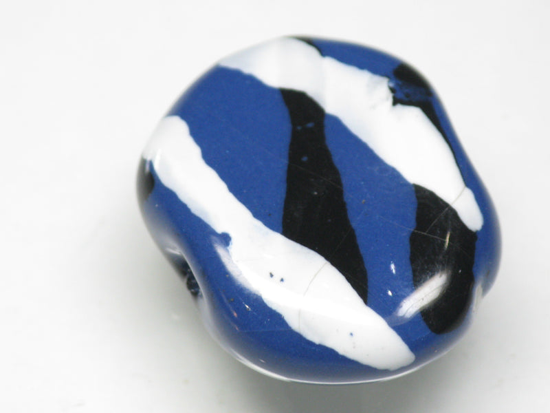 TOKO-BEADS KZ171-03 Kenyan ceramic bead 23mm KZ171-03 ケニアセラミックビーズ 23mmKazuri カズリビーズ Asian bead & African bead  Handmade,Lampeork,bead,asia,india,ethnic,parts,accessory,beads とんぼ玉,ビーズ,トンボ玉,アジア,インド,エスニック,手作り,パーツ,アクセサリー