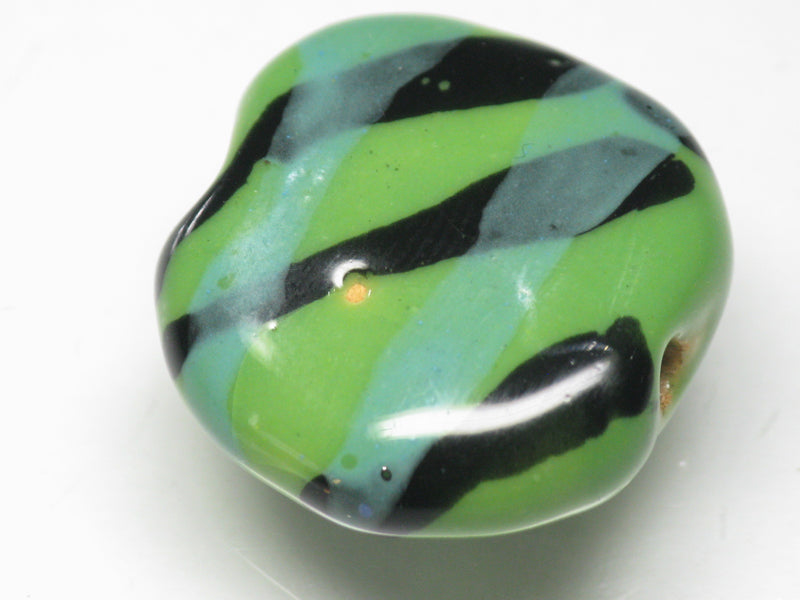 TOKO-BEADS KZ171-12 Kenyan ceramic bead 23mm KZ171-12 ケニアセラミックビーズ 23mmKazuri カズリビーズ Asian bead & African bead  Handmade,Lampeork,bead,asia,india,ethnic,parts,accessory,beads とんぼ玉,ビーズ,トンボ玉,アジア,インド,エスニック,手作り,パーツ,アクセサリー