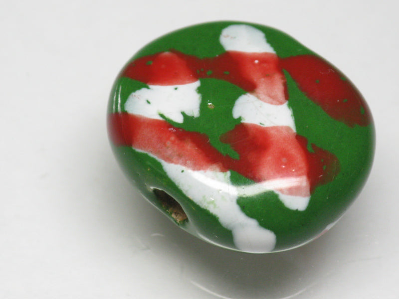 TOKO-BEADS KZ171-15 Kenyan ceramic bead 22mm KZ171-15 ケニアセラミックビーズ 22mmKazuri カズリビーズ Asian bead & African bead  Handmade,Lampeork,bead,asia,india,ethnic,parts,accessory,beads とんぼ玉,ビーズ,トンボ玉,アジア,インド,エスニック,手作り,パーツ,アクセサリー