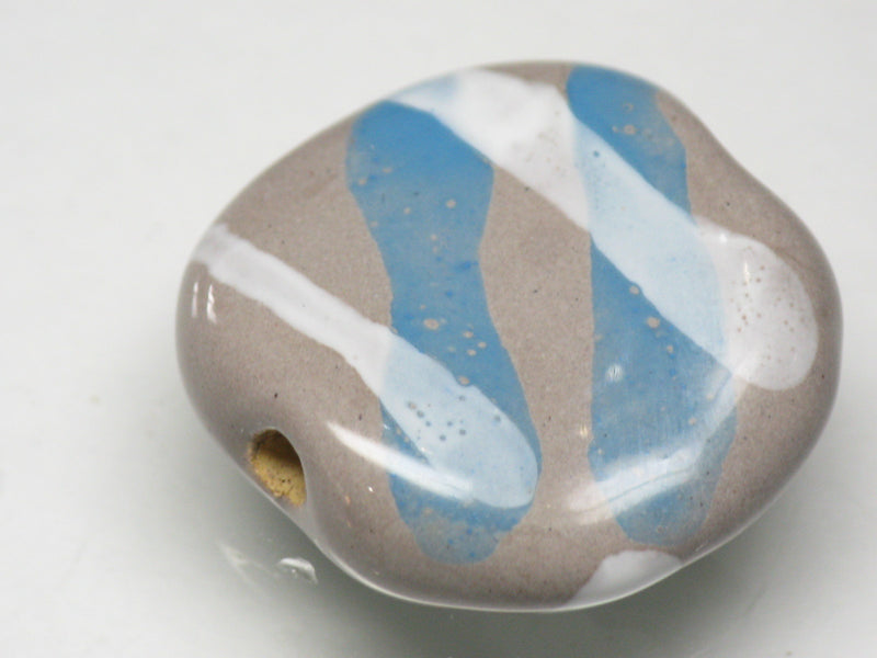 TOKO-BEADS KZ171-24 Kenyan ceramic bead 23mm KZ171-24 ケニアセラミックビーズ 23mmKazuri カズリビーズ Asian bead & African bead  Handmade,Lampeork,bead,asia,india,ethnic,parts,accessory,beads とんぼ玉,ビーズ,トンボ玉,アジア,インド,エスニック,手作り,パーツ,アクセサリー