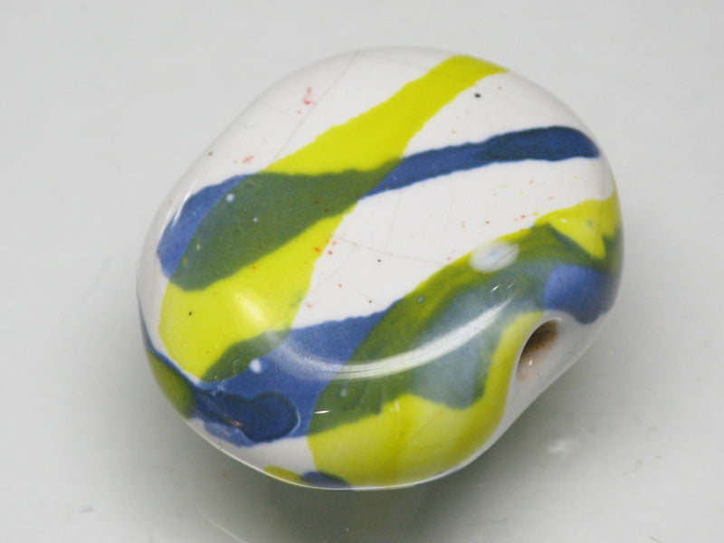 TOKO-BEADS KZ171-26 Kenyan ceramic bead 22mm KZ171-26 ケニアセラミックビーズ 22mmKazuri カズリビーズ Asian bead & African bead  Handmade,Lampeork,bead,asia,india,ethnic,parts,accessory,beads とんぼ玉,ビーズ,トンボ玉,アジア,インド,エスニック,手作り,パーツ,アクセサリー