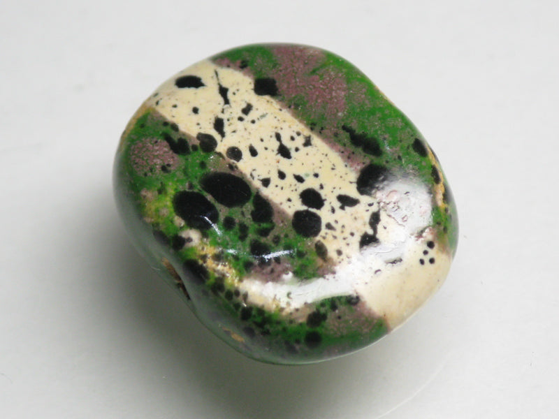 TOKO-BEADS KZ171-28 Kenyan ceramic bead 22mm KZ171-28 ケニアセラミックビーズ 22mmKazuri カズリビーズ Asian bead & African bead  Handmade,Lampeork,bead,asia,india,ethnic,parts,accessory,beads とんぼ玉,ビーズ,トンボ玉,アジア,インド,エスニック,手作り,パーツ,アクセサリー