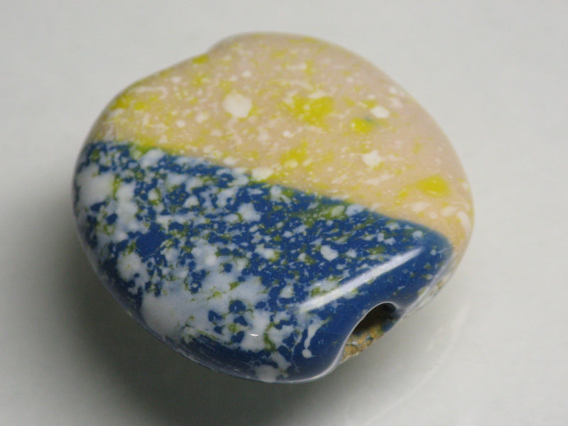 TOKO-BEADS KZ171-29 Kenyan ceramic bead 22mm KZ171-29 ケニアセラミックビーズ 22mmKazuri カズリビーズ Asian bead & African bead  Handmade,Lampeork,bead,asia,india,ethnic,parts,accessory,beads とんぼ玉,ビーズ,トンボ玉,アジア,インド,エスニック,手作り,パーツ,アクセサリー