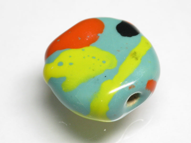 TOKO-BEADS KZ173-06 Kenyan ceramic bead 18~19mm KZ173-06 Kazuri ケニアセラミックビーズ 18~19mm Asian bead & African bead  Handmade,Lampeork,bead,asia,india,ethnic,parts,accessory,beads とんぼ玉,ビーズ,トンボ玉,アジア,インド,エスニック,手作り,パーツ,アクセサリー