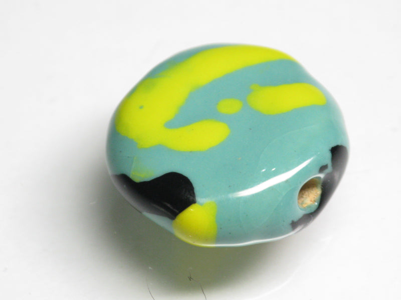 TOKO-BEADS KZ173-08 Kenyan ceramic bead 18~19mm KZ173-08 Kazuri ケニアセラミックビーズ 18~19mm Asian bead & African bead  Handmade,Lampeork,bead,asia,india,ethnic,parts,accessory,beads とんぼ玉,ビーズ,トンボ玉,アジア,インド,エスニック,手作り,パーツ,アクセサリー