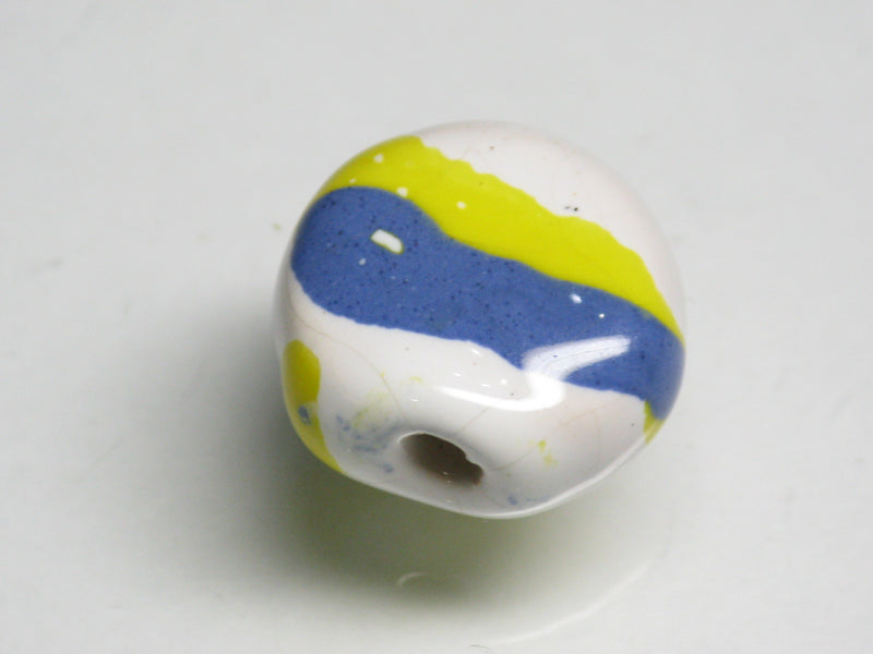 TOKO-BEADS KZ174-02 Kenyan ceramic bead 16~17mm KZ174-02 ケニアセラミックビーズ 16~17mm Asian bead & African bead  Handmade,Lampeork,bead,asia,india,ethnic,parts,accessory,beads とんぼ玉,ビーズ,トンボ玉,アジア,インド,エスニック,手作り,パーツ,アクセサリー