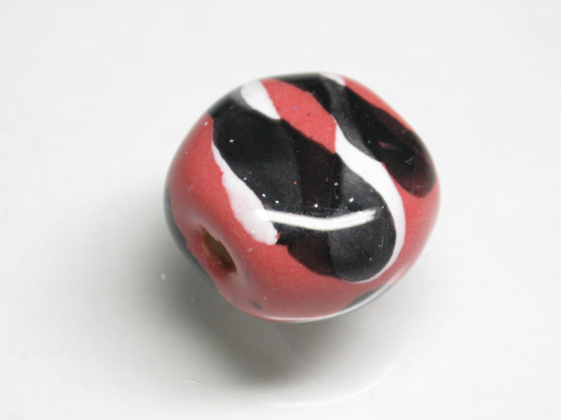 TOKO-BEADS KZ174-06 Kenyan ceramic bead 16~17mm KZ174-06 ケニアセラミックビーズ 16~17mm Asian bead & African bead  Handmade,Lampeork,bead,asia,india,ethnic,parts,accessory,beads とんぼ玉,ビーズ,トンボ玉,アジア,インド,エスニック,手作り,パーツ,アクセサリー