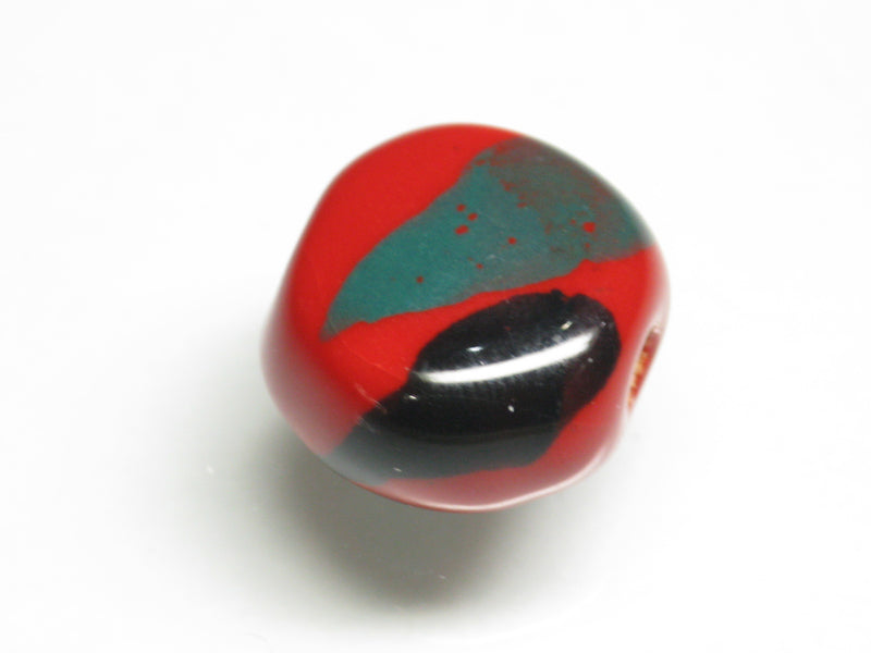 TOKO-BEADS KZ174-07 Kenyan ceramic bead 16~17mm KZ174-07 Kazuri ケニアセラミックビーズ 16~17mm Asian bead & African bead  Handmade,Lampeork,bead,asia,india,ethnic,parts,accessory,beads とんぼ玉,ビーズ,トンボ玉,アジア,インド,エスニック,手作り,パーツ,アクセサリー