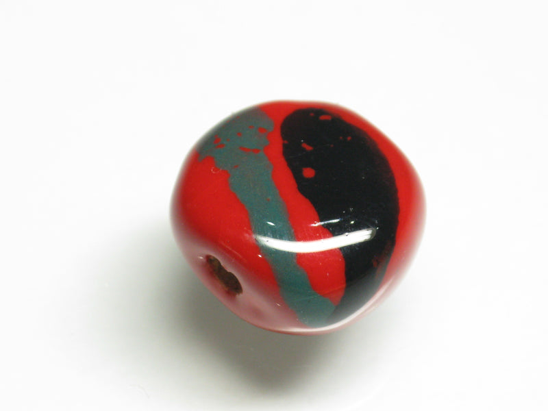 TOKO-BEADS KZ174-07 Kenyan ceramic bead 16~17mm KZ174-07 ケニアセラミックビーズ 16~17mm Asian bead & African bead  Handmade,Lampeork,bead,asia,india,ethnic,parts,accessory,beads とんぼ玉,ビーズ,トンボ玉,アジア,インド,エスニック,手作り,パーツ,アクセサリー