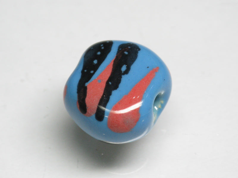 TOKO-BEADS KZ174-08 Kenyan ceramic bead 16~17mm KZ174-08 Kazuri ケニアセラミックビーズ 16~17mm Asian bead & African bead  Handmade,Lampeork,bead,asia,india,ethnic,parts,accessory,beads とんぼ玉,ビーズ,トンボ玉,アジア,インド,エスニック,手作り,パーツ,アクセサリー