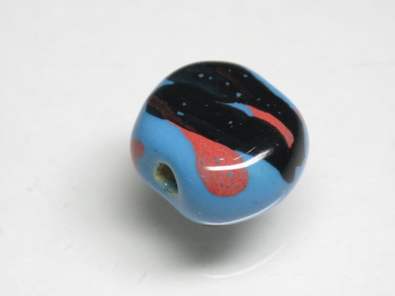 TOKO-BEADS KZ174-08 Kenyan ceramic bead 16~17mm KZ174-08 ケニアセラミックビーズ 16~17mm Asian bead & African bead  Handmade,Lampeork,bead,asia,india,ethnic,parts,accessory,beads とんぼ玉,ビーズ,トンボ玉,アジア,インド,エスニック,手作り,パーツ,アクセサリー